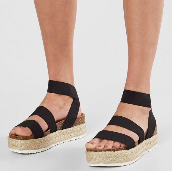 Last Size 10**🖤Elastic Espadrille Platform - Picture 6 of 6